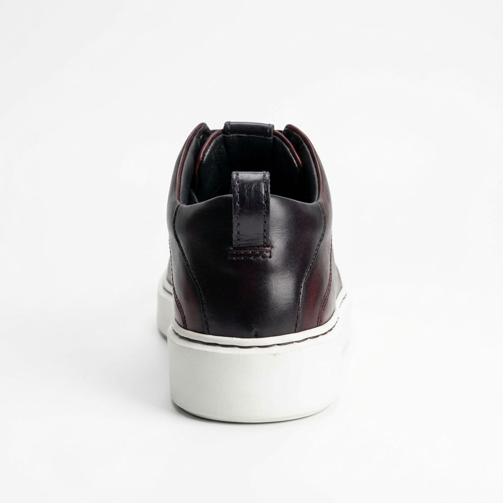 Burgundy Beast sneakers by Unlabel, image 3 of 9