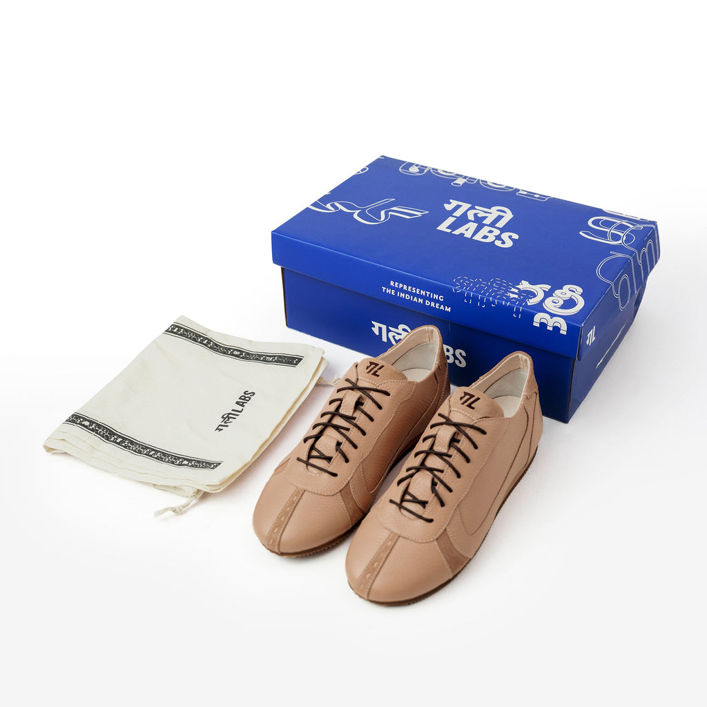 Gully Number 003 Gerune Beige sneakers by Gully Labs, image 3 of 8