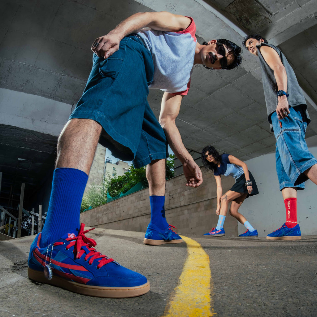 Redeem Now Toofani Blue women's sneakers by Gully Labs