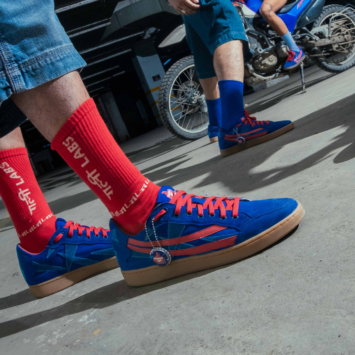 Redeem Now Toofani Blue women's sneakers by Gully Labs, image 2 of 5