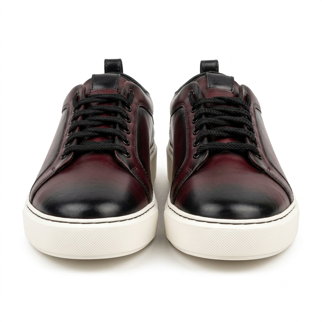 Burgundy Beast sneakers by Unlabel, image 6 of 9
