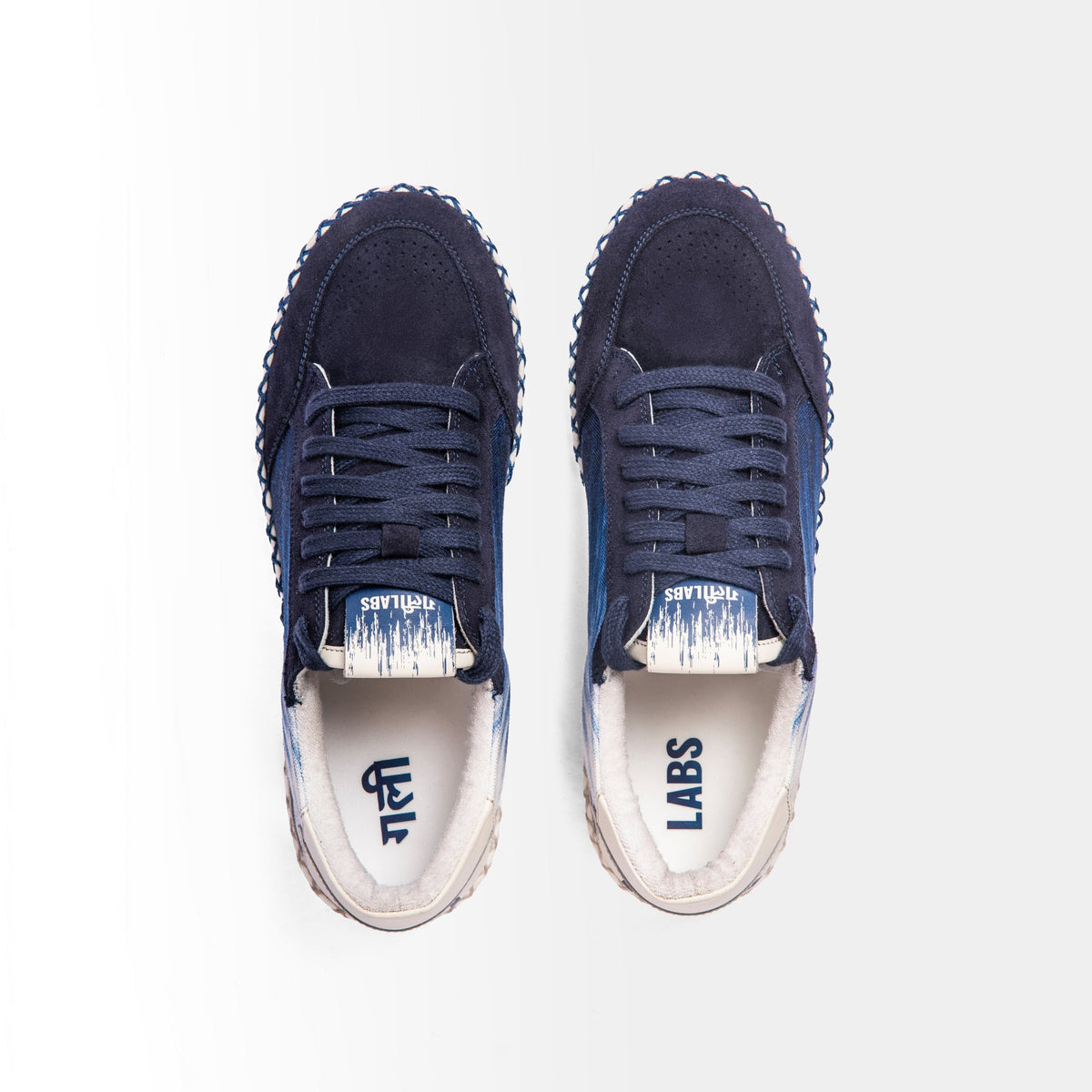 Gully Number 001 Syaahi Blue women's sneakers by Gully Labs, image 8 of 10
