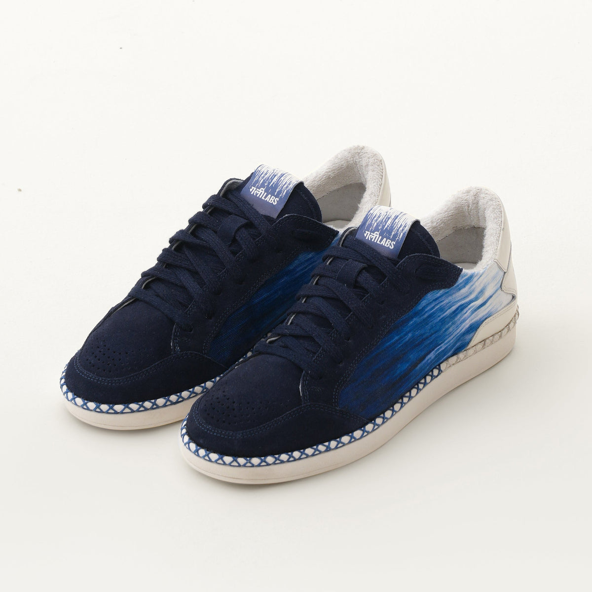 Gully Number 001 Syaahi Blue women's sneakers by Gully Labs, image 2 of 10
