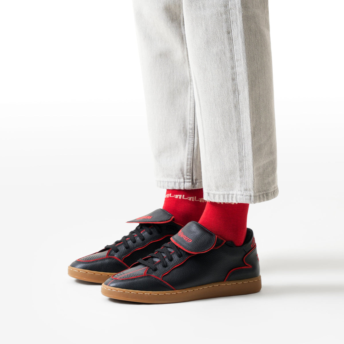 Gully Number 001 x Royal Enfield Hunter 350 Kaalshire UK sneakers by Gully Labs, image 8 of 8