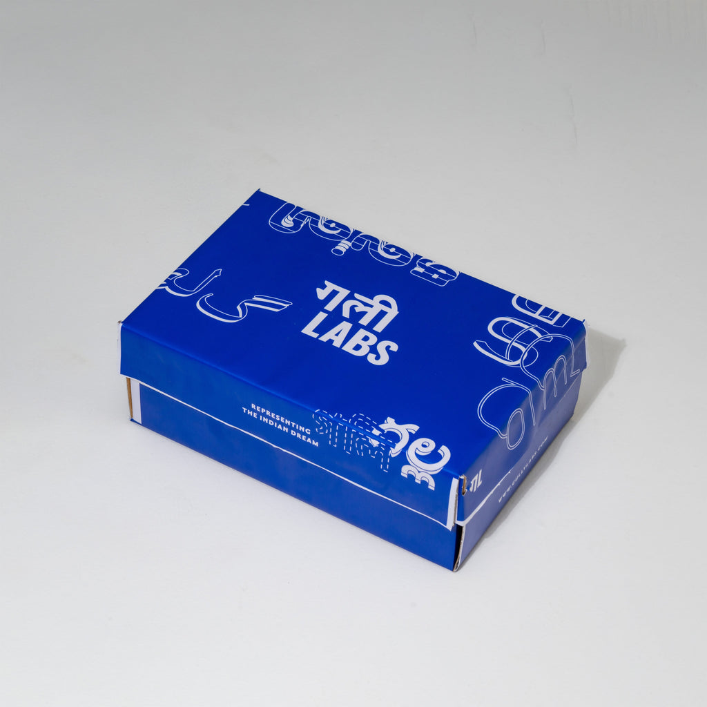 Gully Number 001 The Revisit Firki Indigo women's sneakers by Gully Labs, image 8 of 9