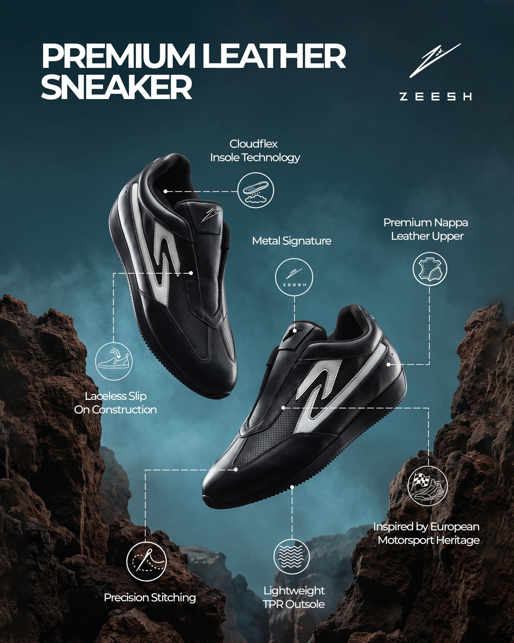 Nero sneakers by ZEESH, image 11 of 11
