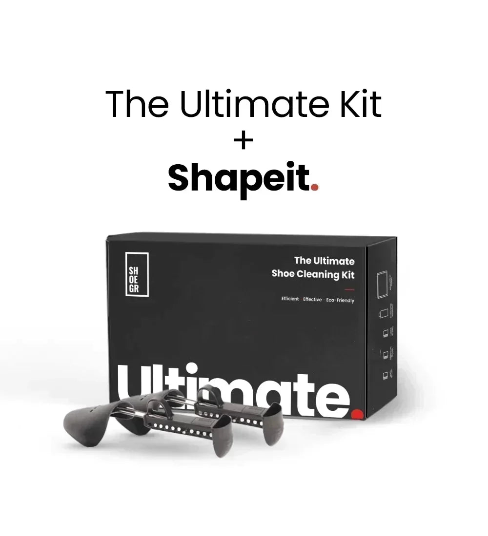 Ultimate Shoe Cleaning Kit + 1 Pair of Shapeit Shoe Trees