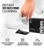 Standard Shoe Cleaning Kit + Wipes (Pack of 12)