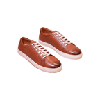 bosco suede tan leather sneakers