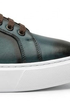Cobalt Blue leather detail