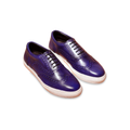 cobalto classic deep blue leather brogue sneaker