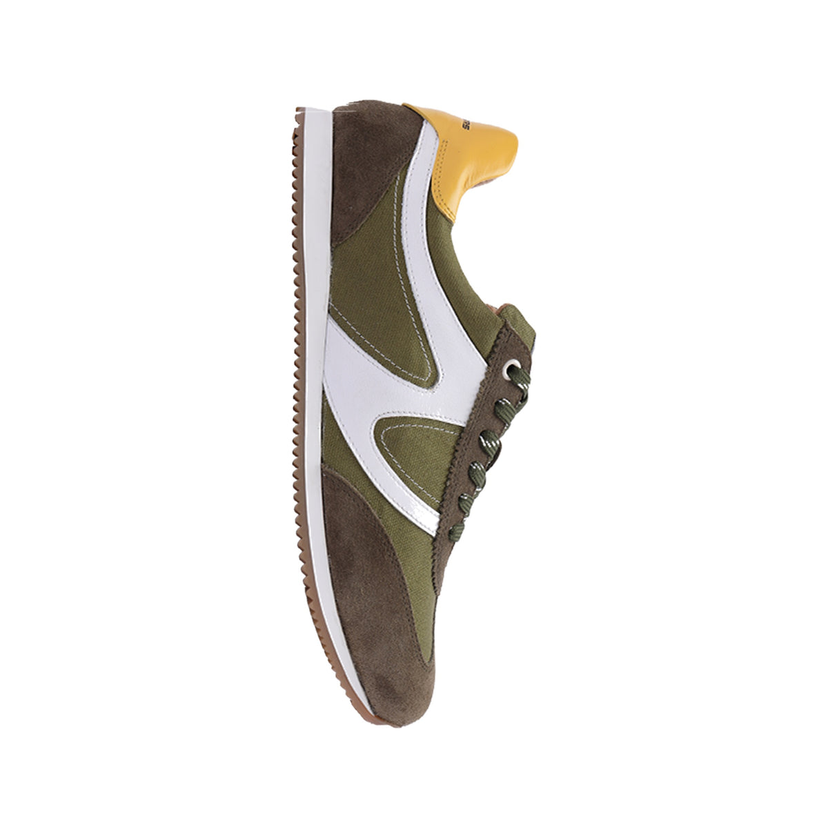 Hoofers Kapas Forest Green sneaker side profile