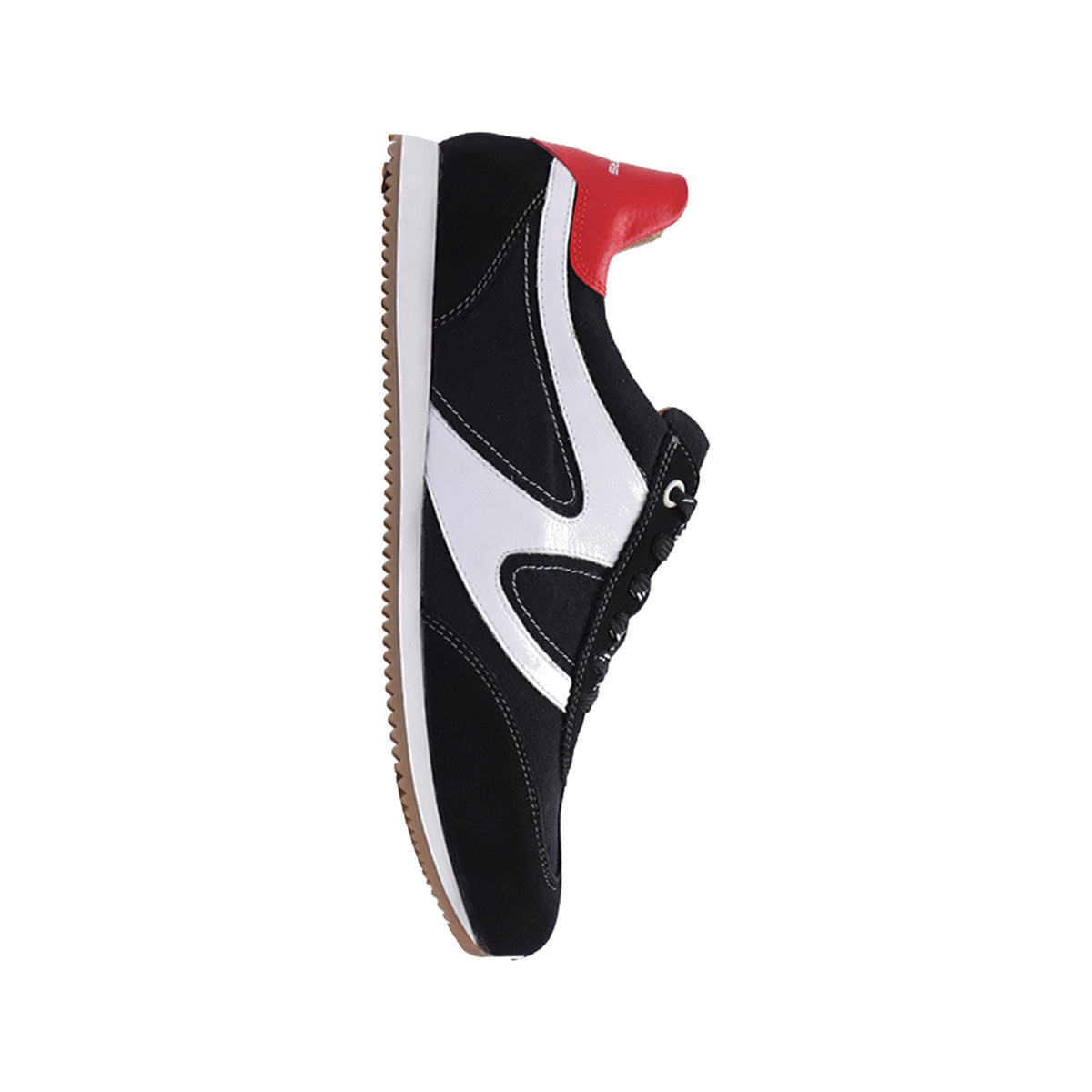 Hoofers Kapas Midnight Black sneaker side profile