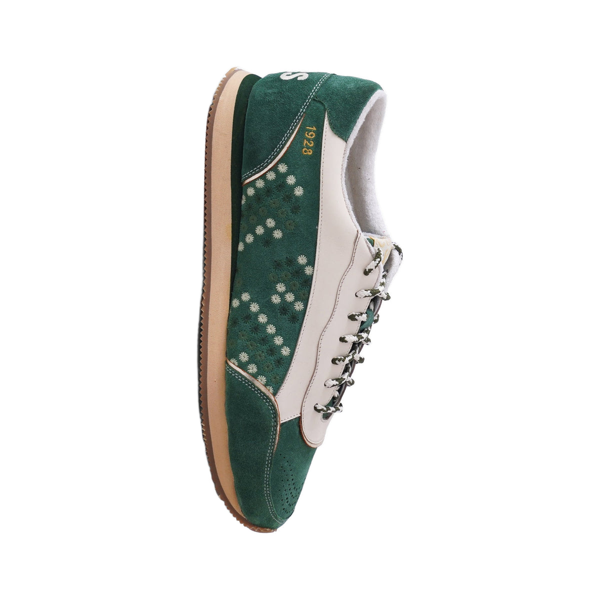 Gully Number 002 1928 Turf Olive women's sneakers by Gully Labs