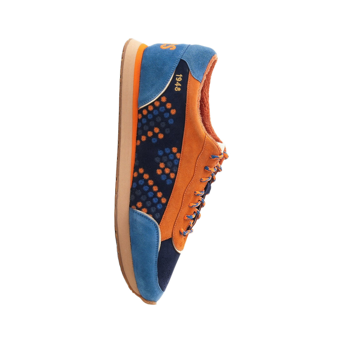 Gully Number 002 1948 Victory Blue women's sneakers by Gully Labs