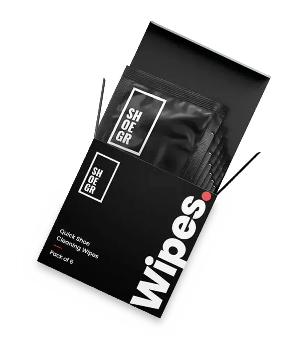 Sneaker Cleaning Wipes (Pack of 6) on white background