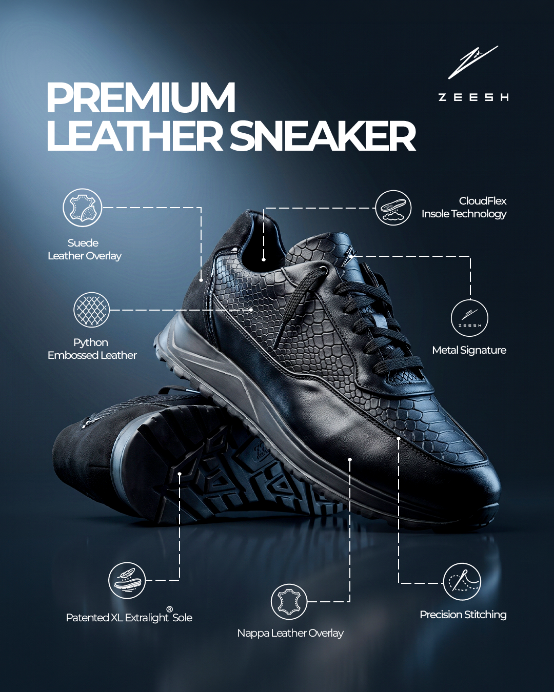 The Bane sneakers by ZEESH, image 8 of 8
